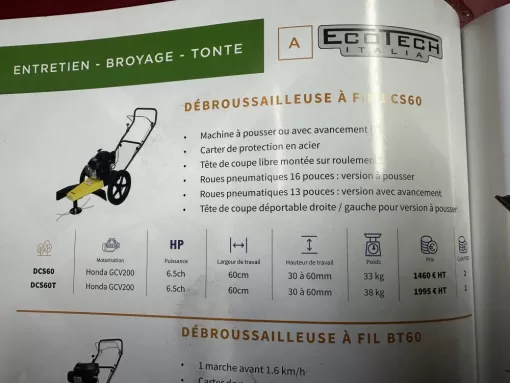 MJG MOTOCULTURE vous propose a la vente une gamme de tondeuse débroussailleuse a cernex, Annecy, MJG Motoculture