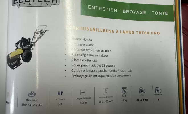 MJG MOTOCULTURE vous propose a la vente une gamme de tondeuse débroussailleuse a cernex, Annecy, MJG Motoculture
